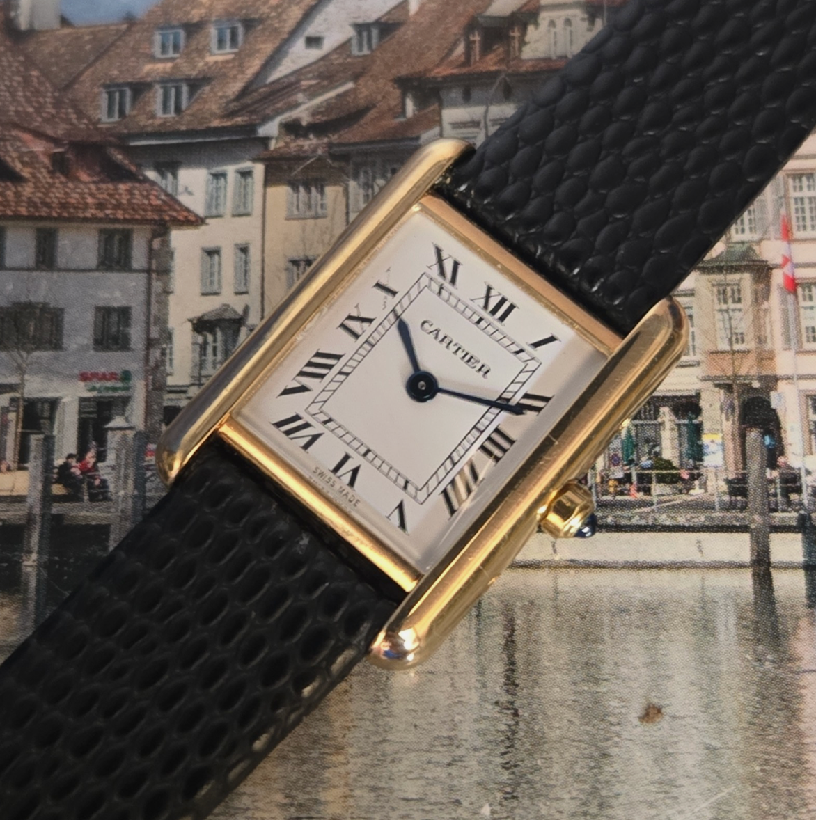 Vintage Cartier Tank Quartz Ladies Watch 1980s | Serviced, Box & Papers