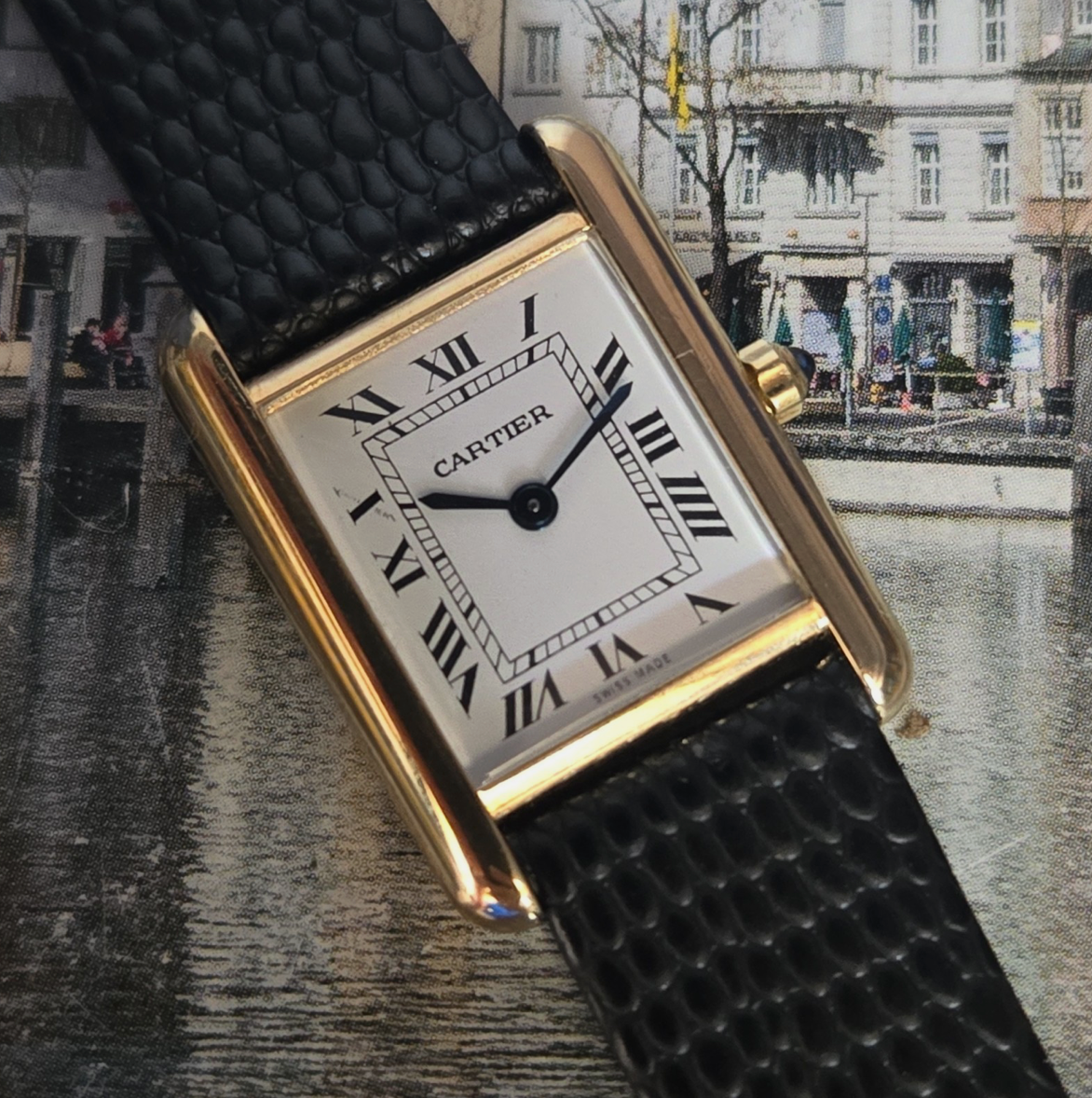 Vintage Cartier Tank Quartz Ladies Watch 1980s | Serviced, Box & Papers