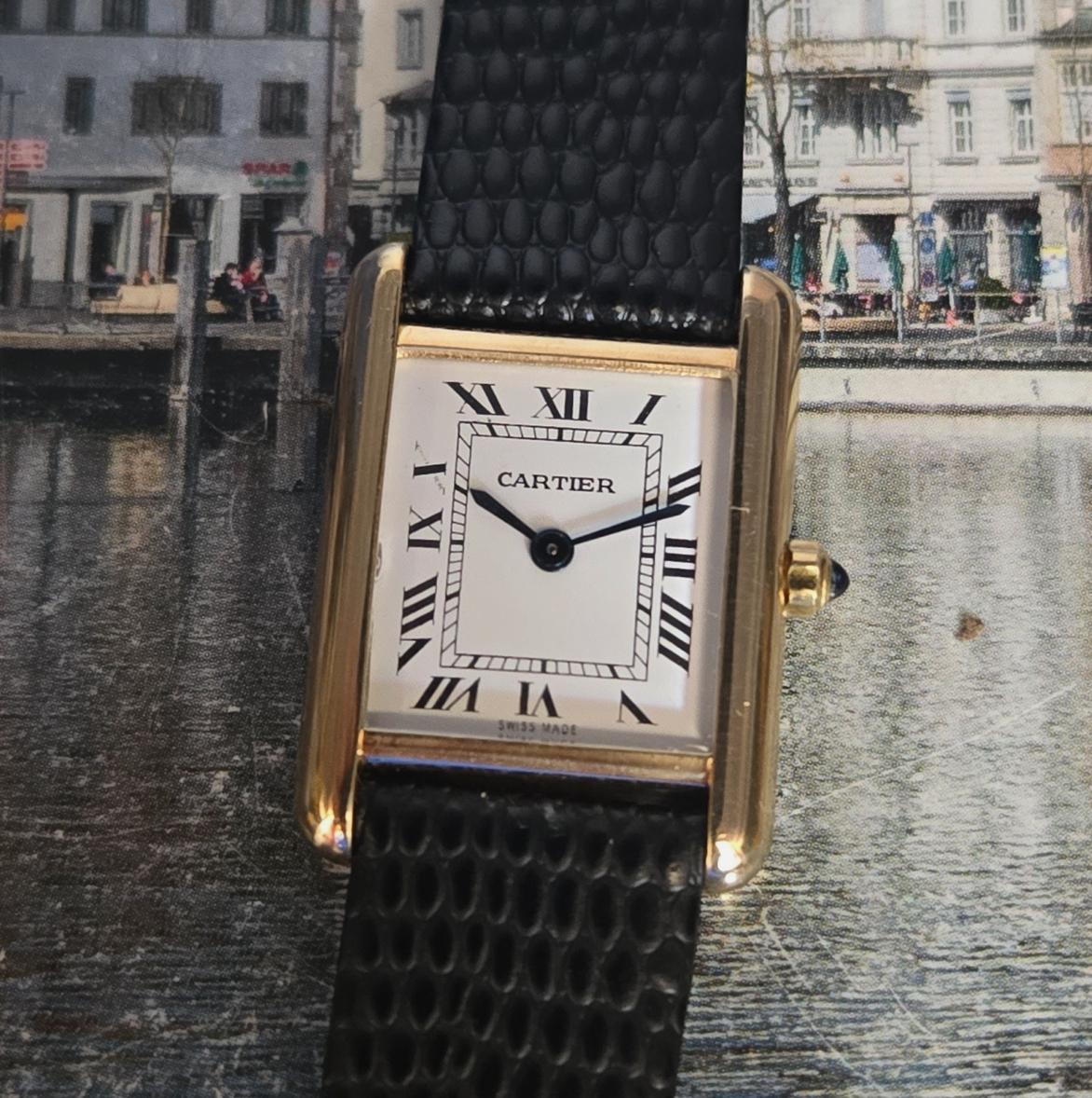 Vintage Cartier Tank Quartz Ladies Watch 1980s | Serviced, Box & Papers
