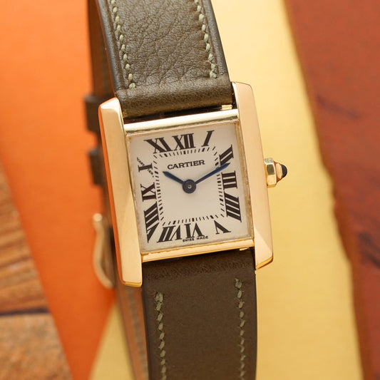 Cartier Tank Francaise Small 18k Yellow Gold W5000256 Quartz